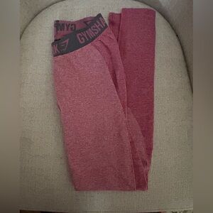 Gymshark High-Waisted Leggings – Heathered Pink Size Small